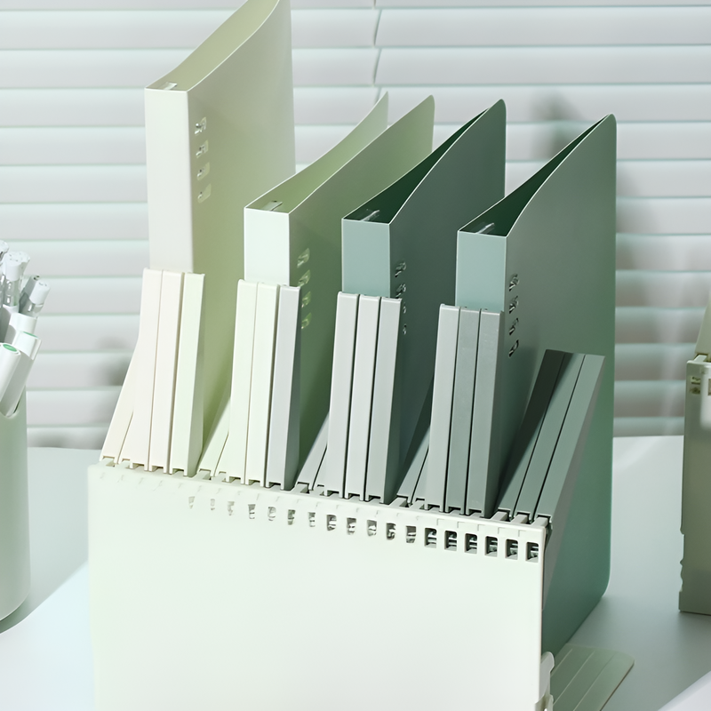 컬러 그라데이션 피아노 키 조립식 다용도 북엔드 독서대