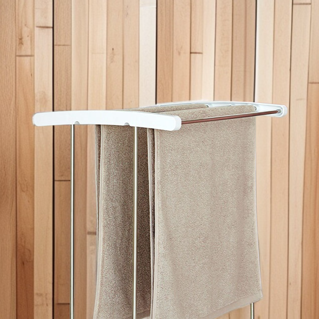 수건걸이 기능이 포함된 옷 건조대