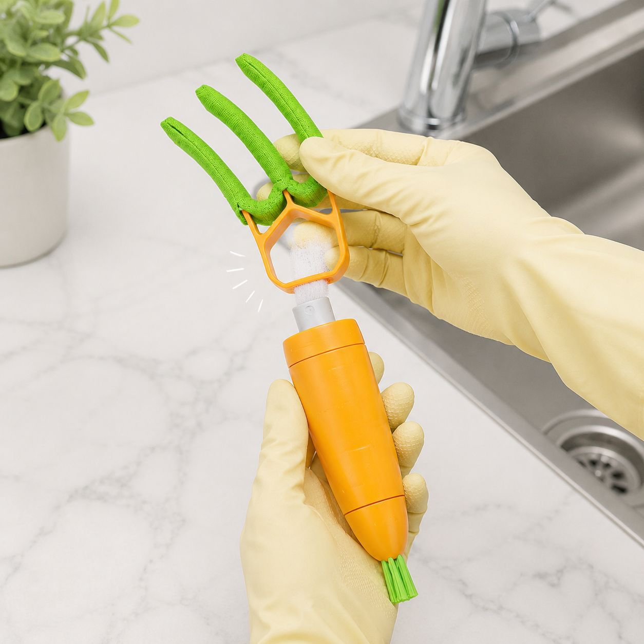 Reusable air conditioner cleaning tool for vents