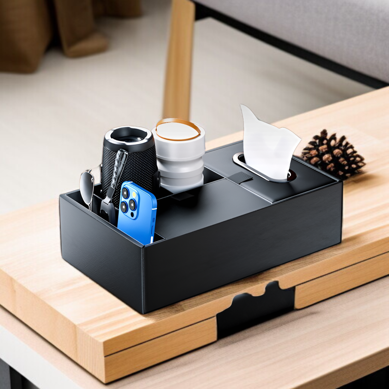 車載用多機能扶手箱収納ボックスの全体写真