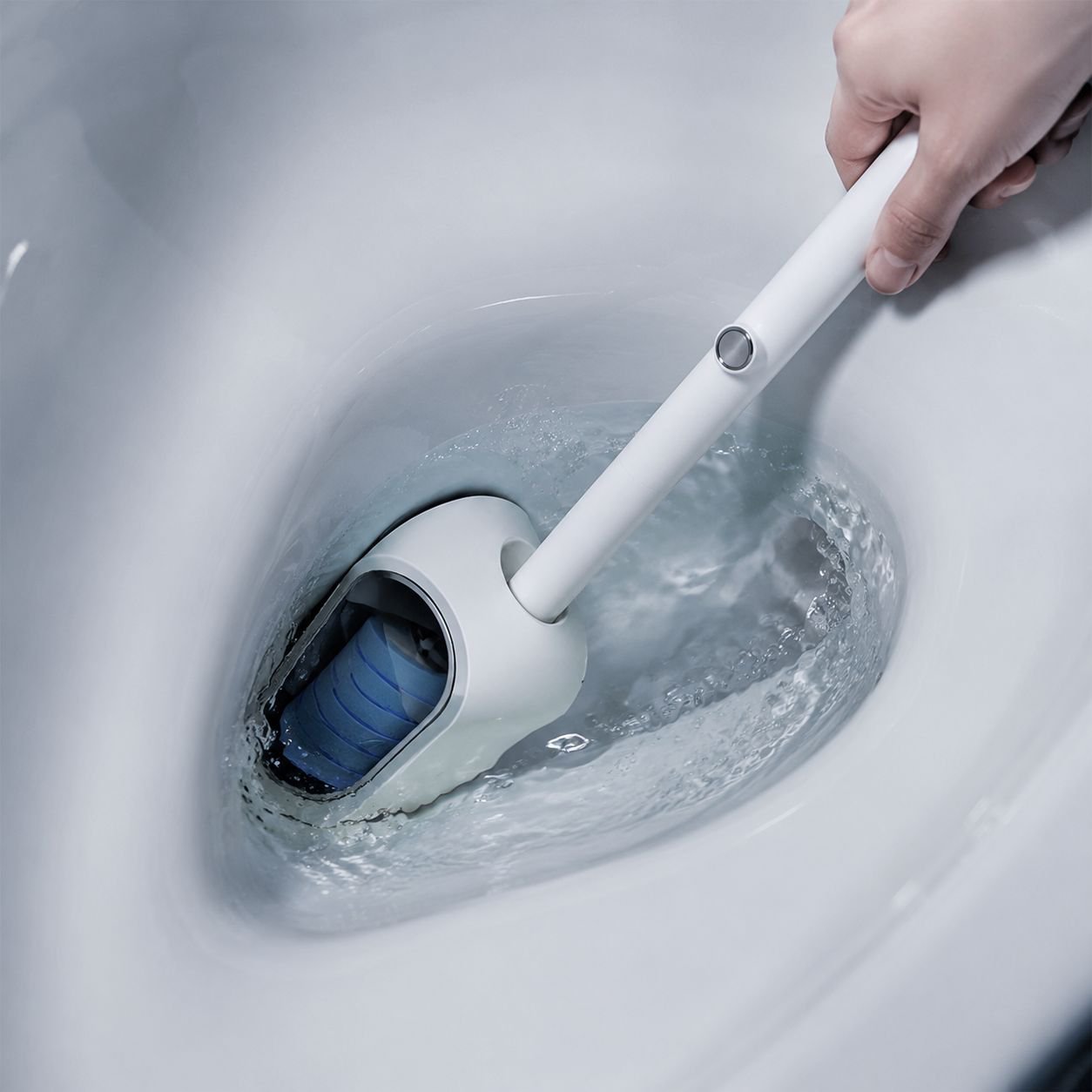 清潔で衛生的な使い捨てトイレブラシ