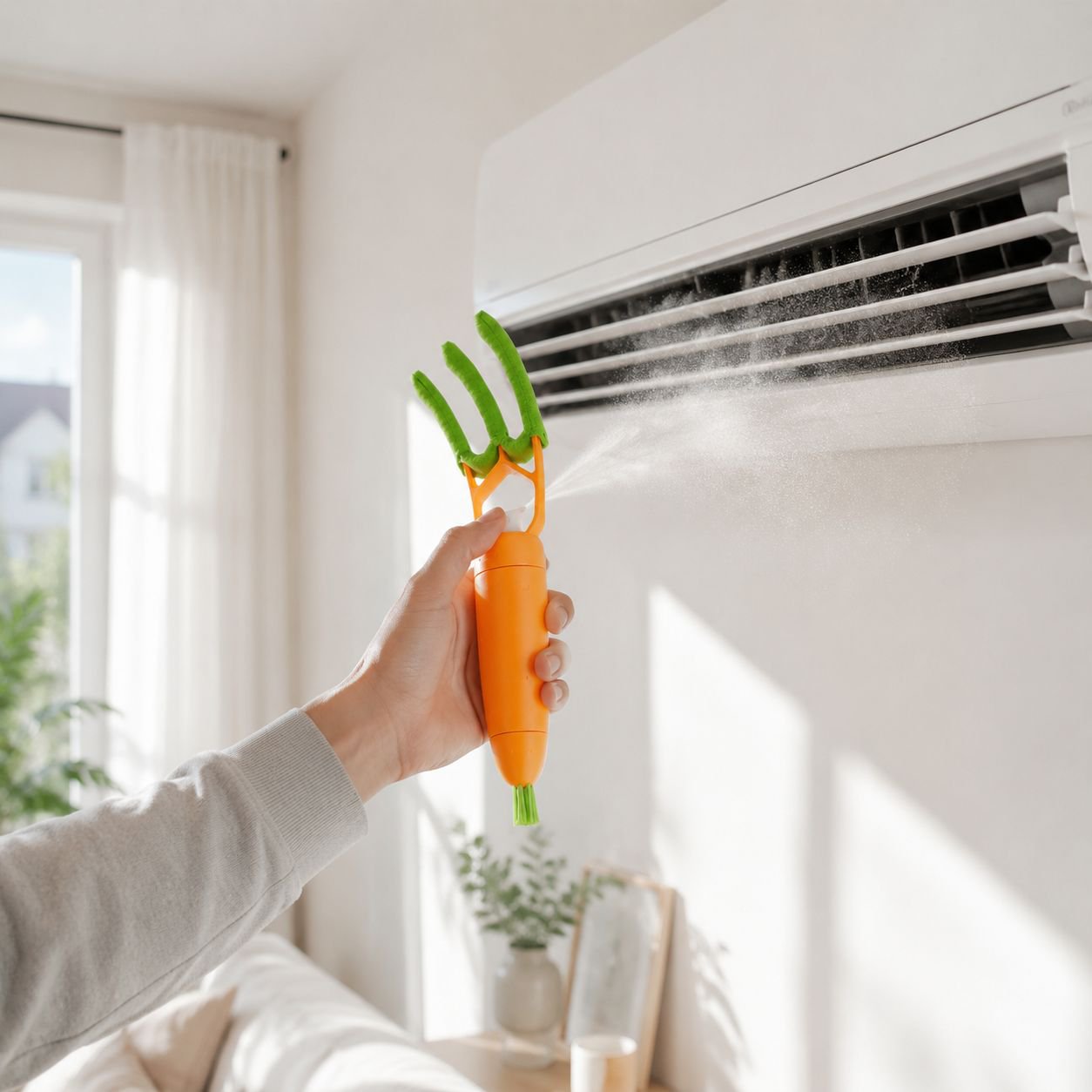 Waschbare 3-in-1 Staubbürste zur Reinigung von Jalousien