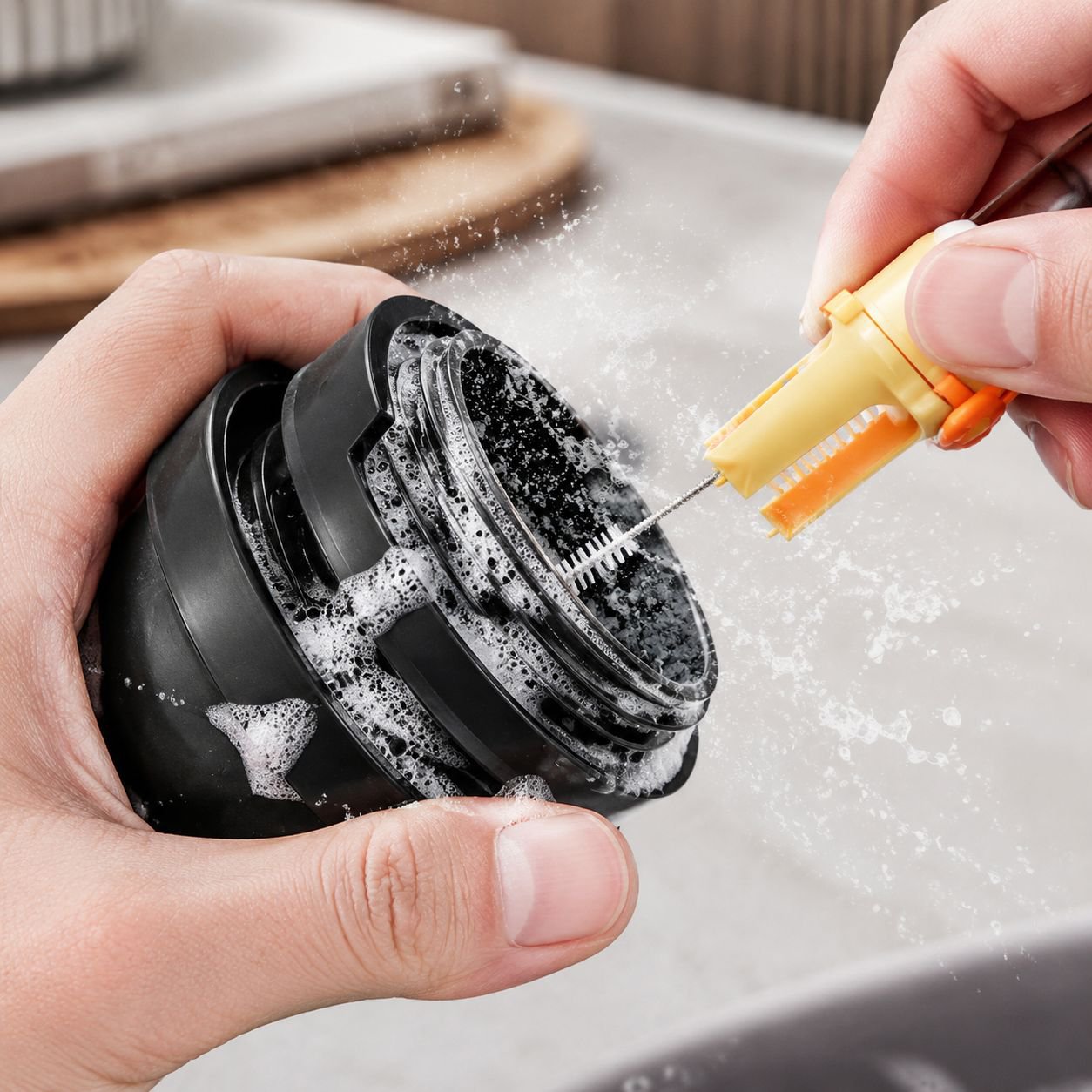 Multifunctional Long Bottle Brush with Sponge for Cleaning Bottles