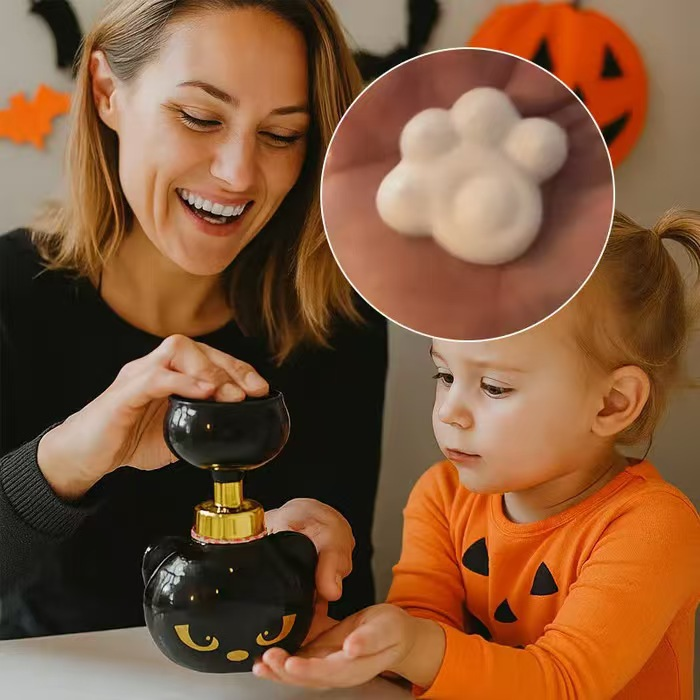 Katzenpfoten Schaumseifenspender, niedlicher Druckflaschenbehälter