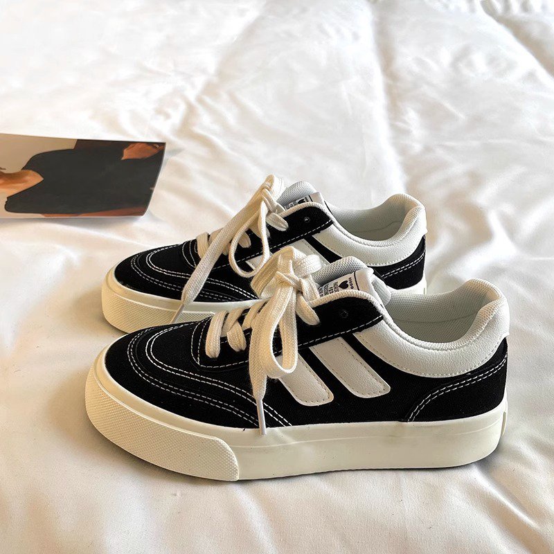 学生向けオールマッチボードシューズ黒色