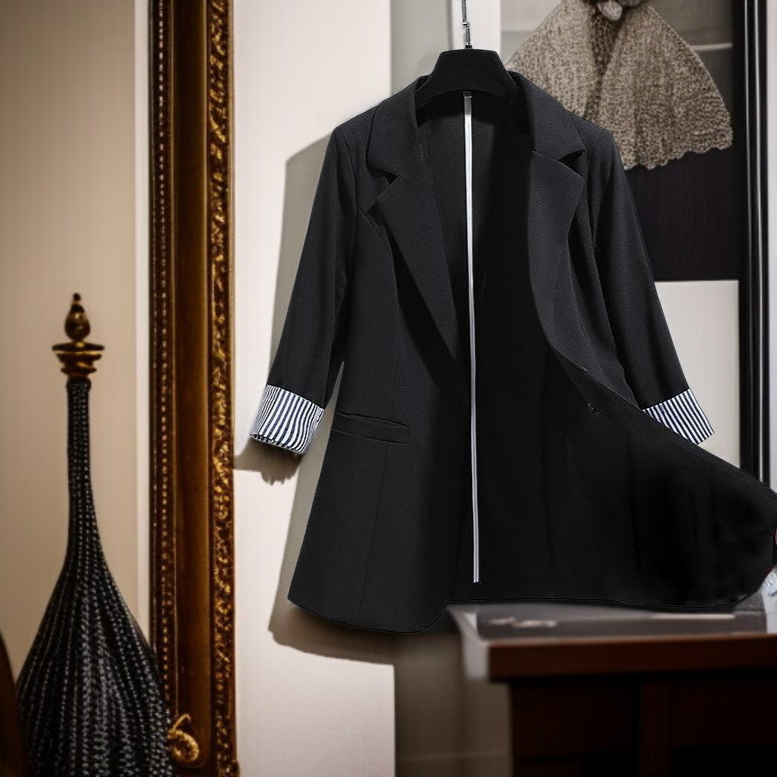 여성 슬림 스몰 정장 코트 전체 모습