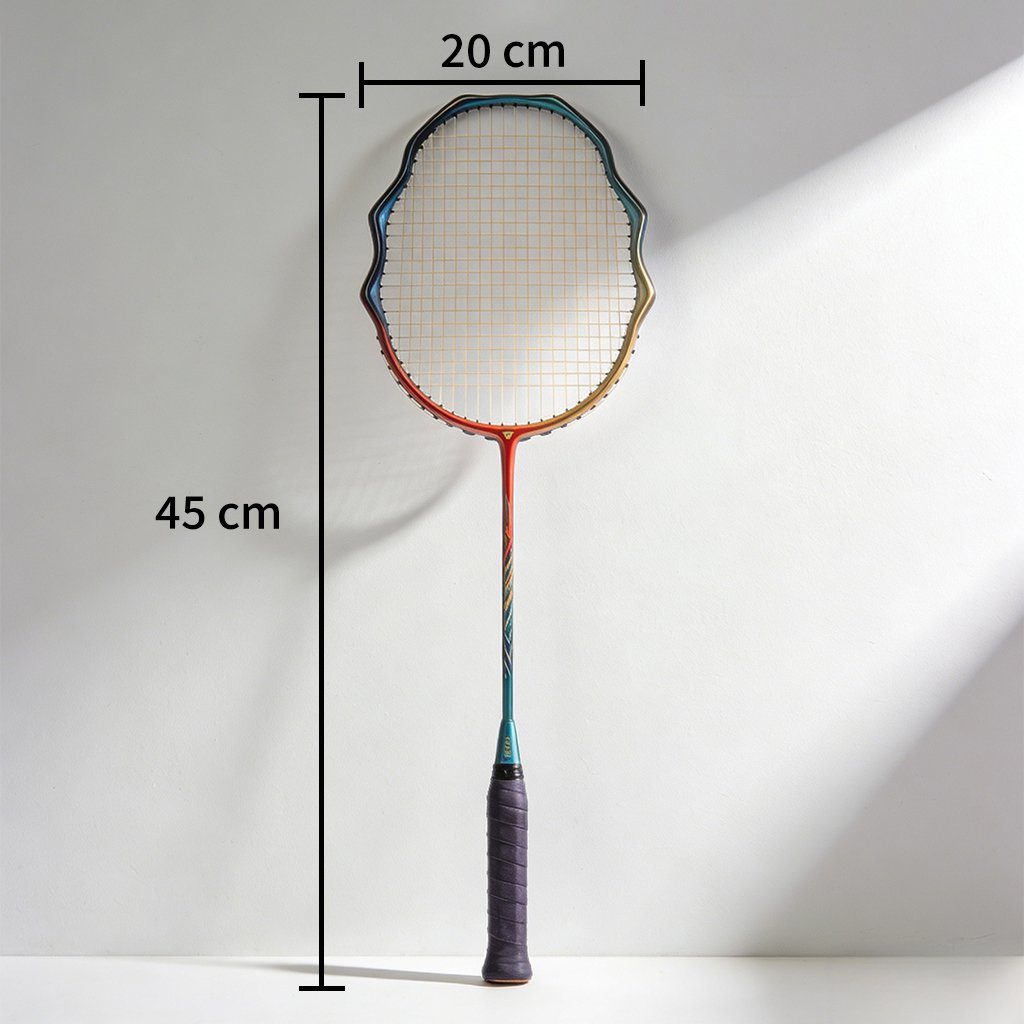 Ανθεκτική ρακέτα μπάντμιντον με εργονομικό σχεδιασμό