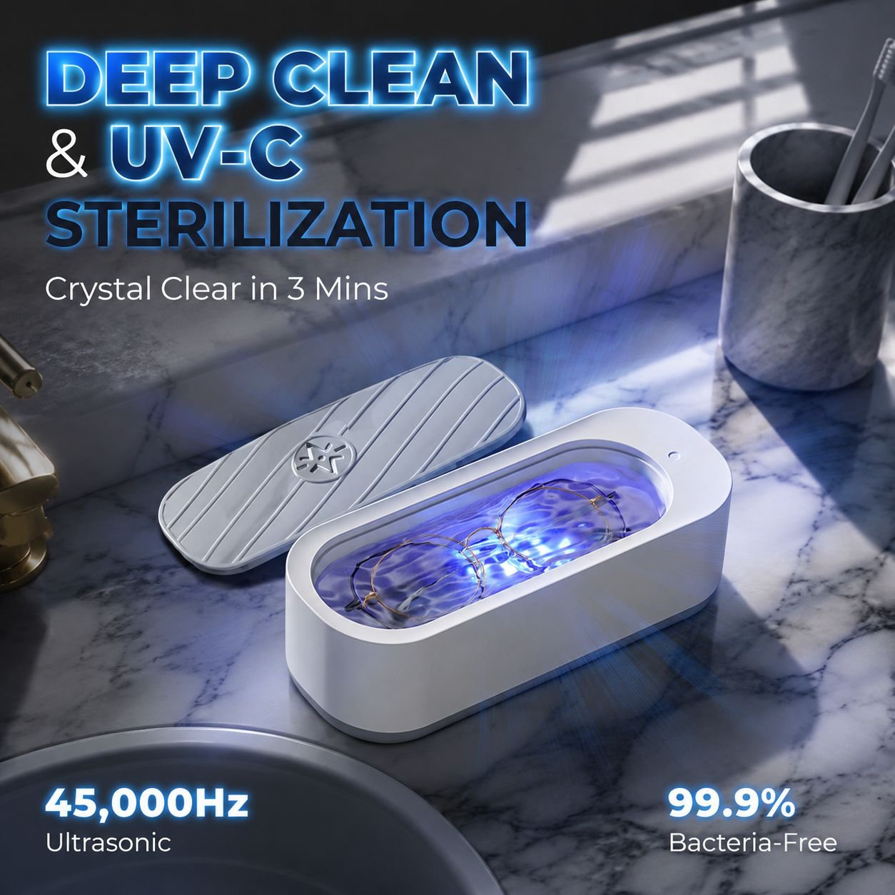 Household Multifunctional Eyeglasses Cleaning Machine