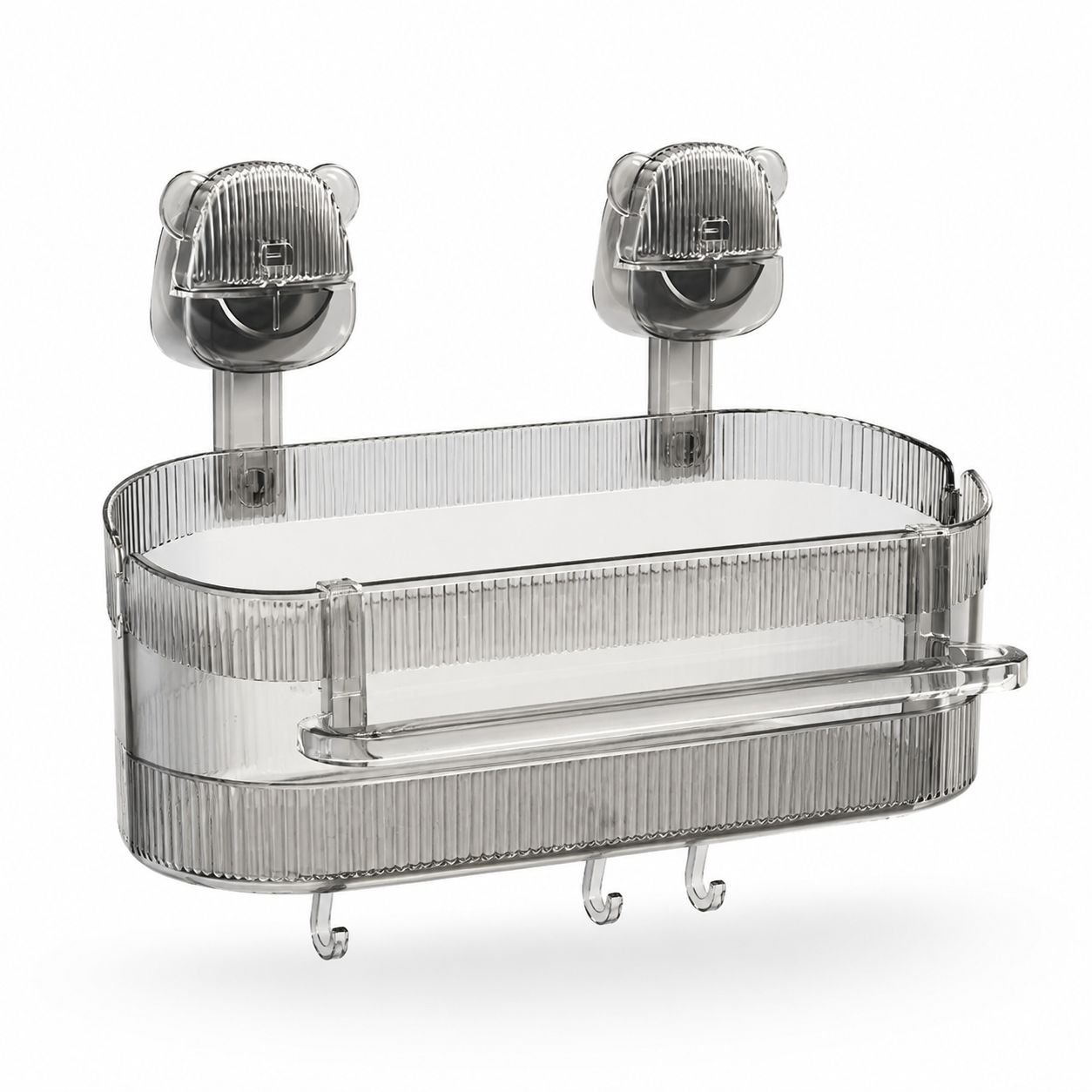 No-drill Suction Cup Wall Shelf