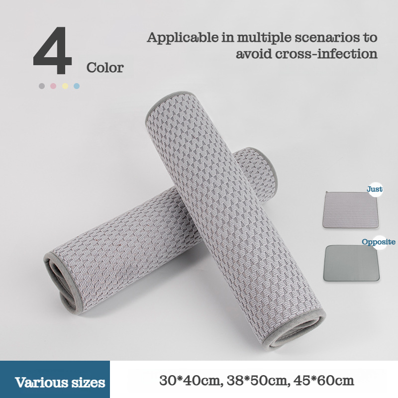 Quick-Dry Microfibre Kitchen Draining Mat