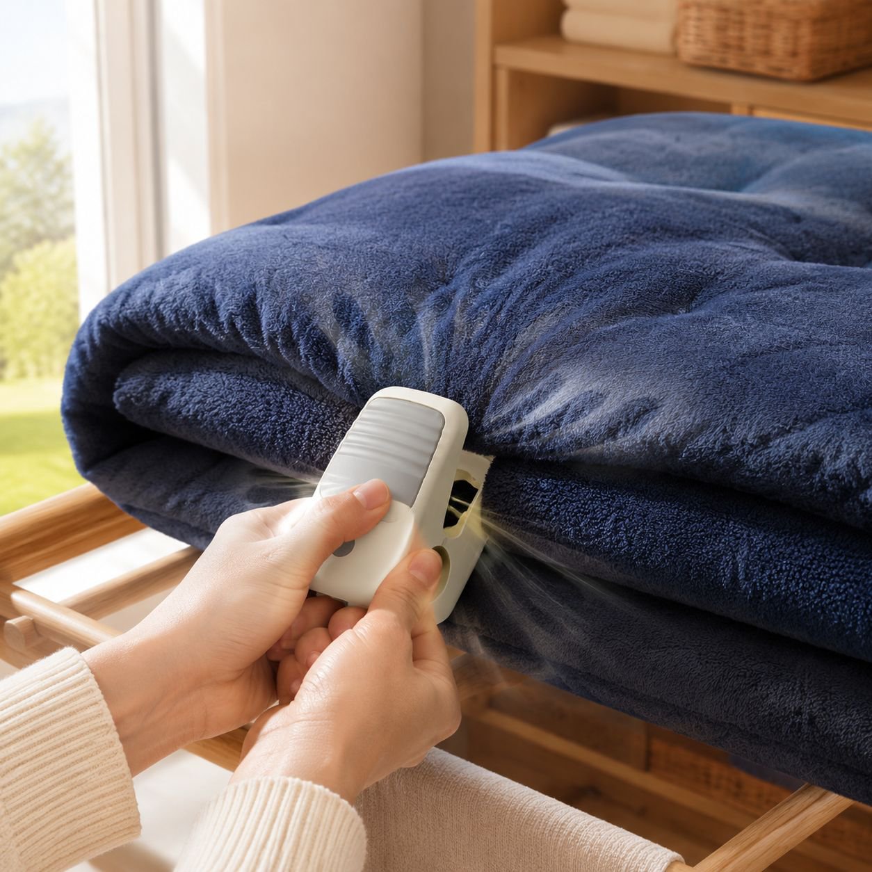 Durable laundry clothespin with non-slip rubber