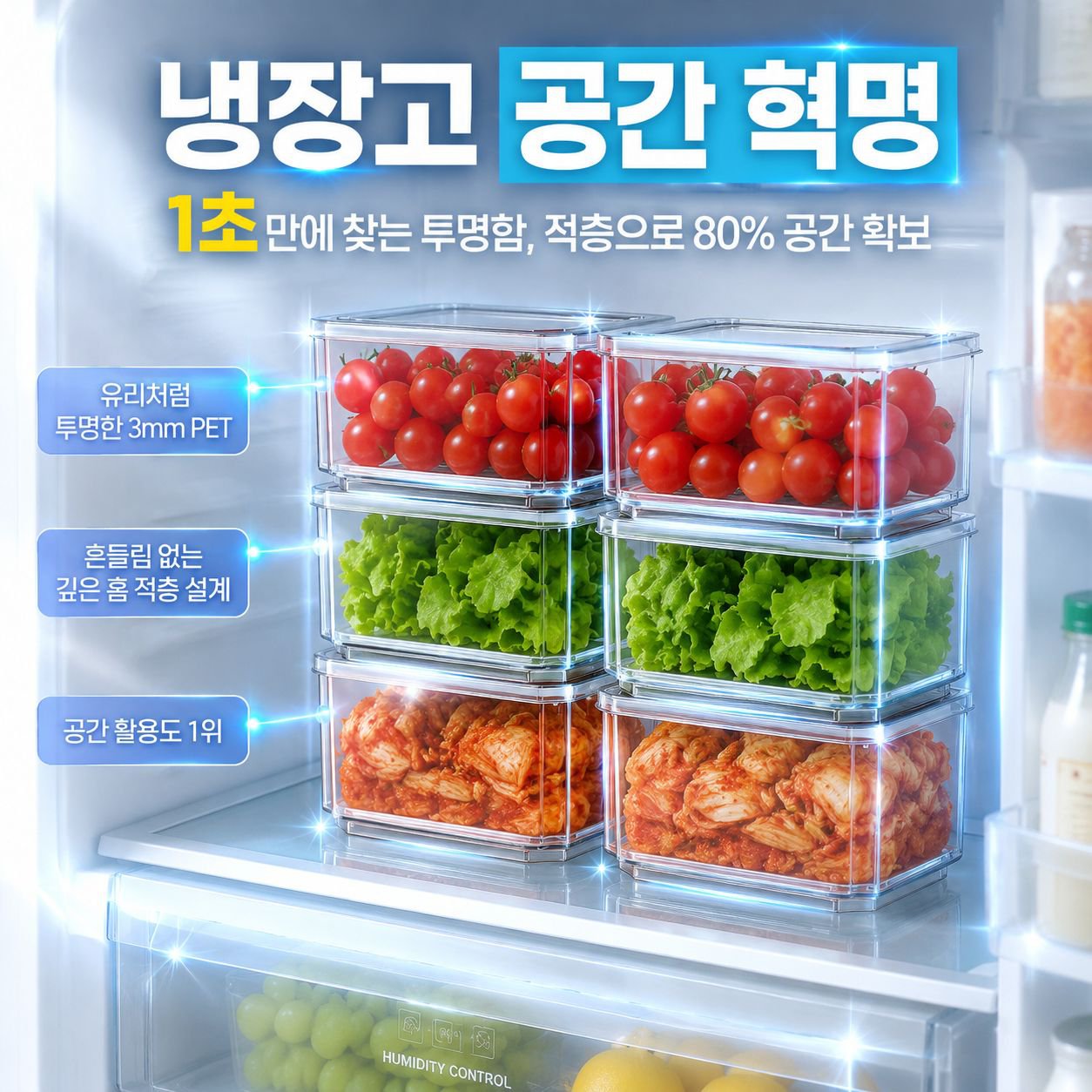 냉장고 야채 과일 물빠짐 신선보관함