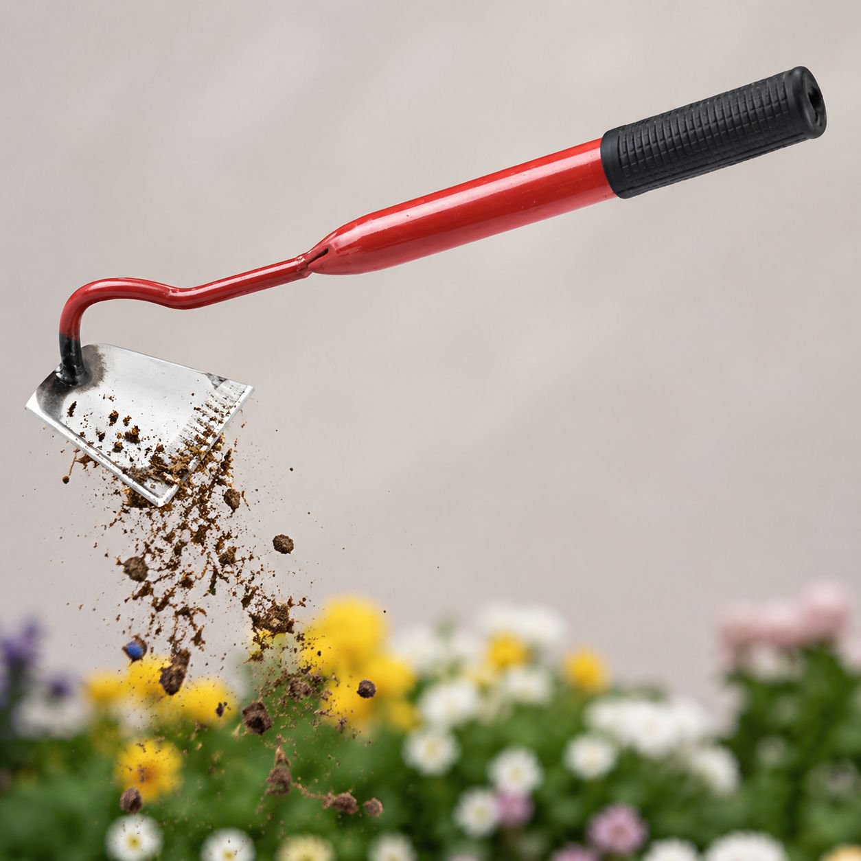 Effektives Werkzeug für Blumenpflanzungen