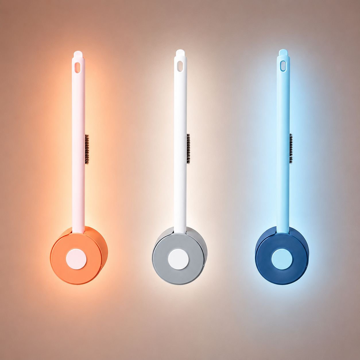 Brosse de toilette en forme de sucette en silicone