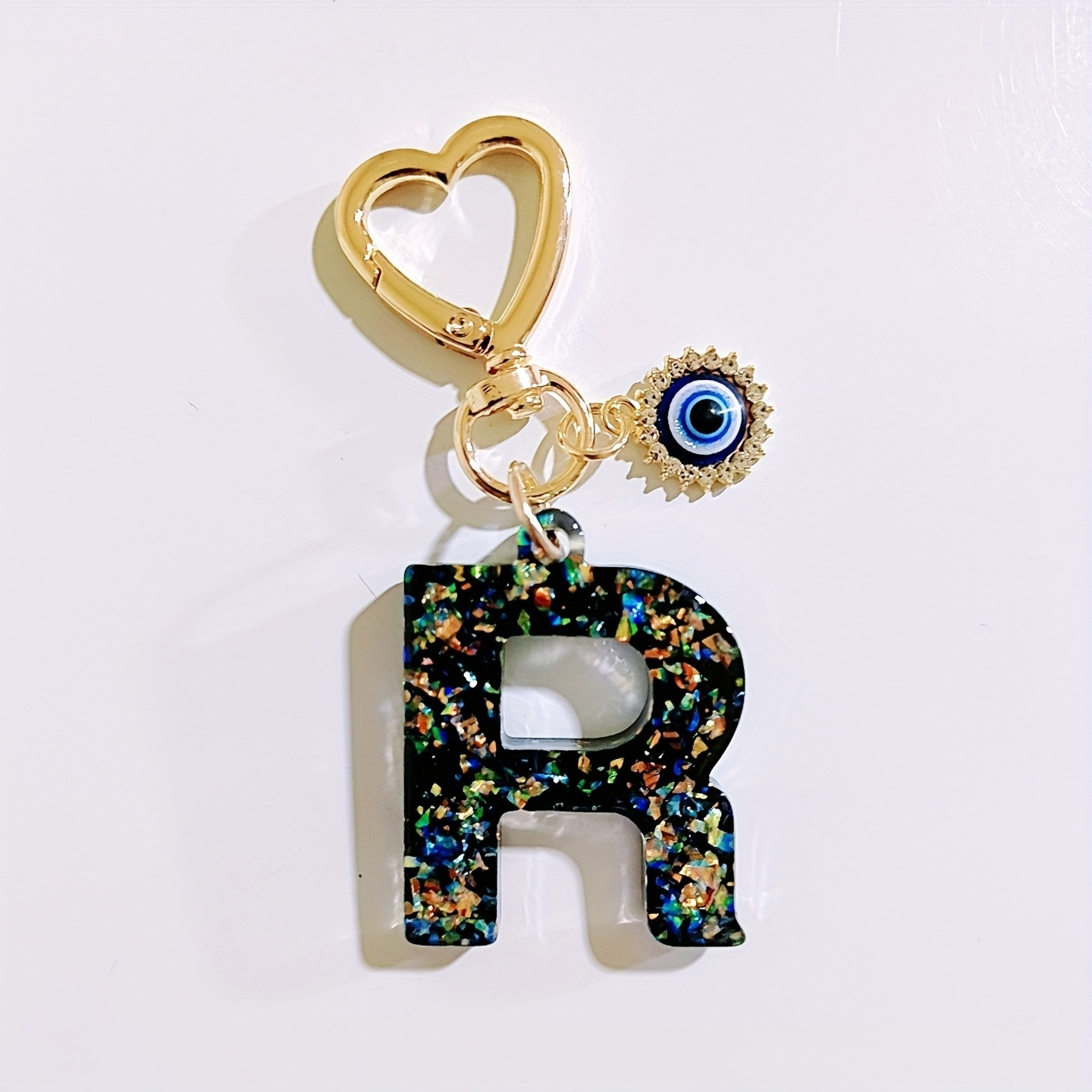 Porte-clés lettre femme, accessoire de mode créatif, décoration de clé porte-bonheur