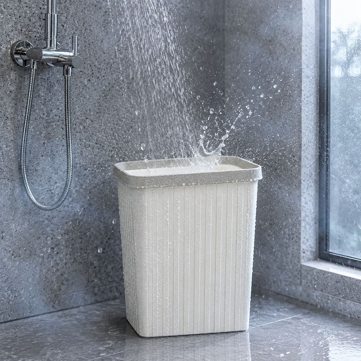 Design compact de poubelle pour petits espaces
