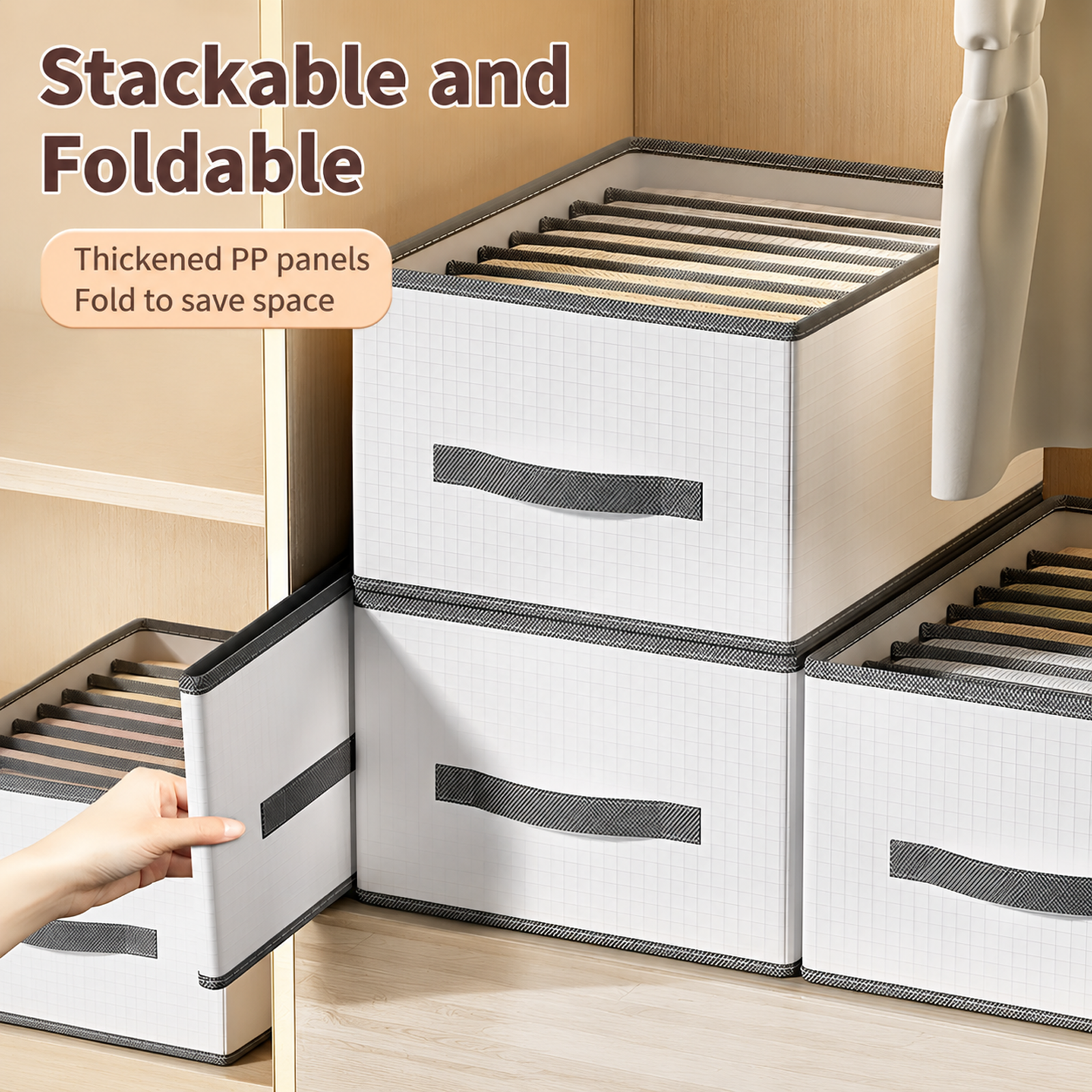 Washable Eight-Section Drawer Organiser