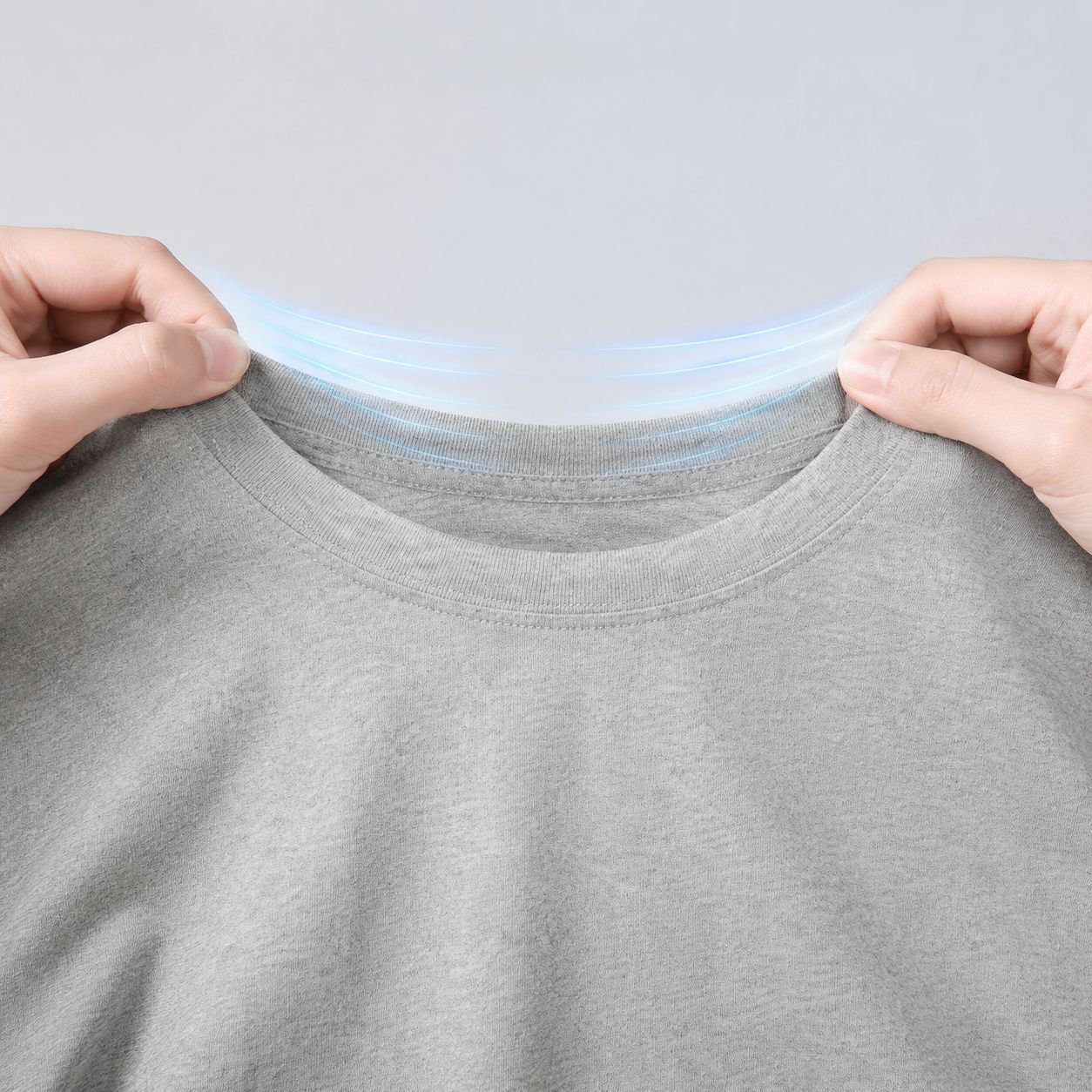 UVカット機能を備えた夏用Tシャツ