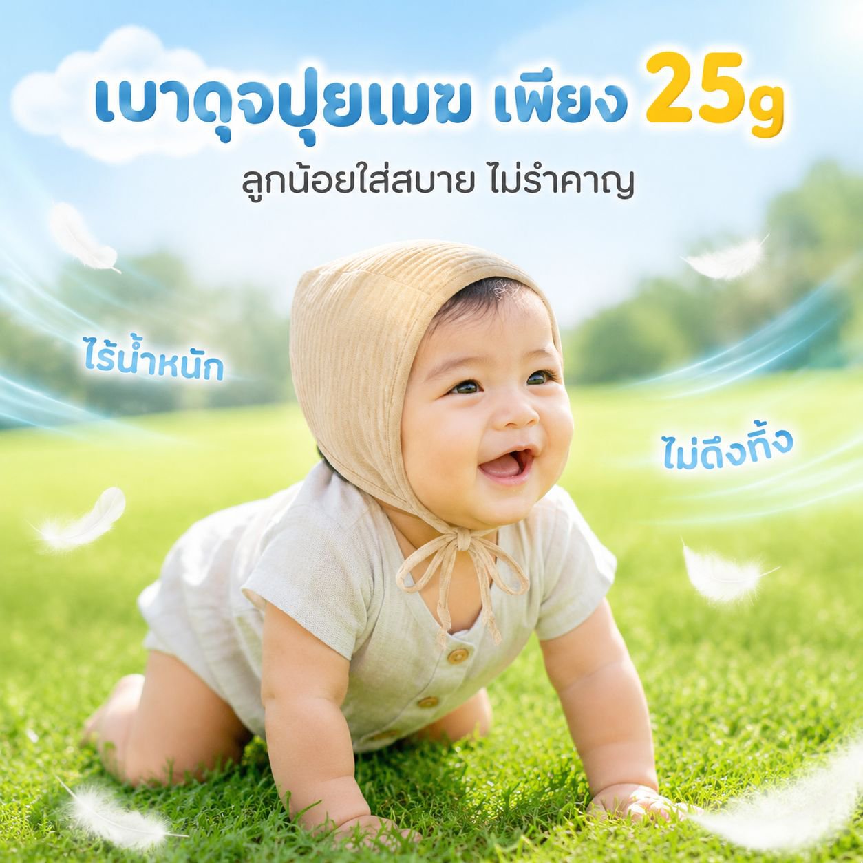 หมวกป้องกันแดดผ้าฝ้ายระบายอากาศสำหรับเด็กชายเด็กหญิงฤดูร้อน