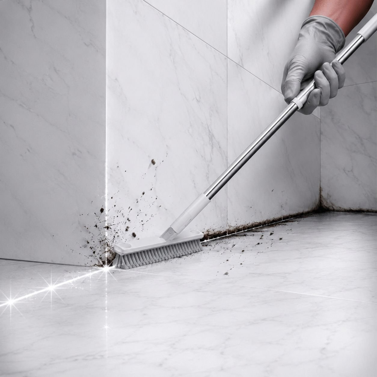 Bathroom Floor Long Handle Gap Cleaning Brush