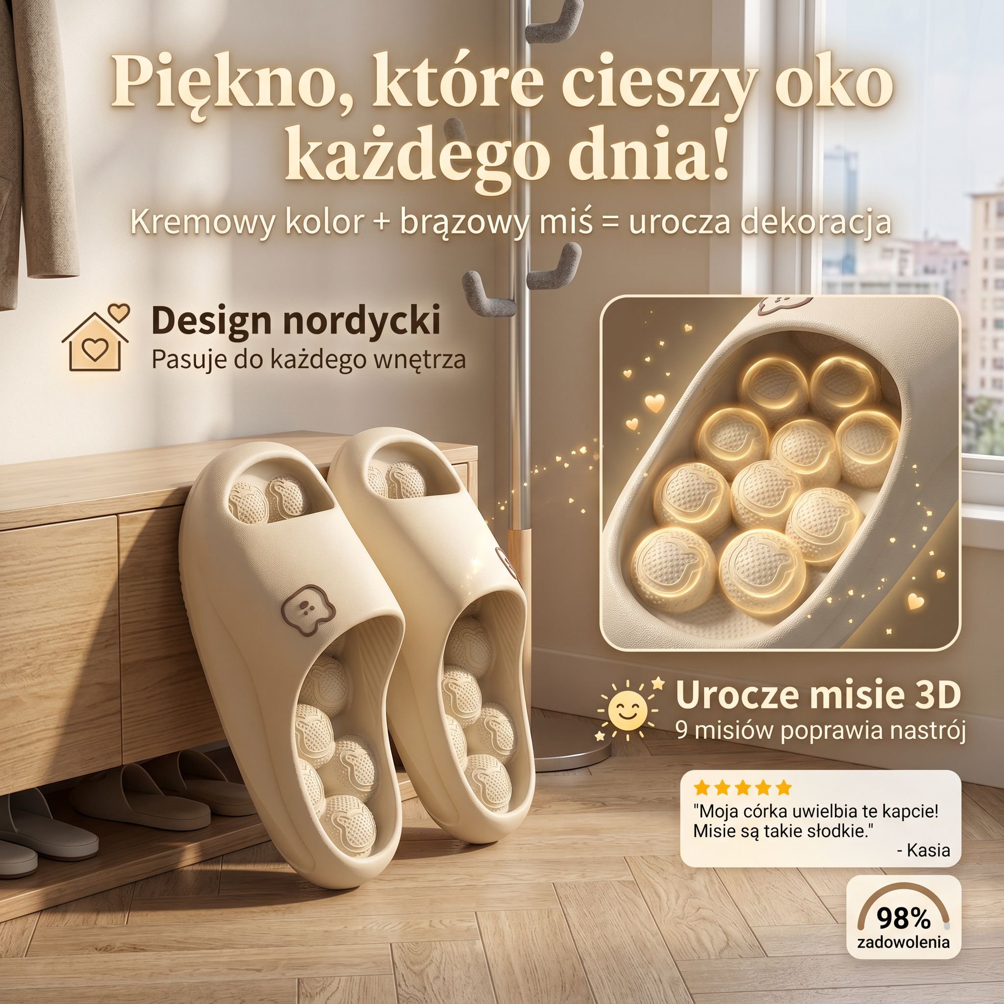 chłodzące, szybkoschnące, antypoślizgowe z masażem