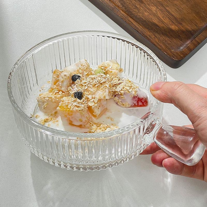Glass Salad Bowl