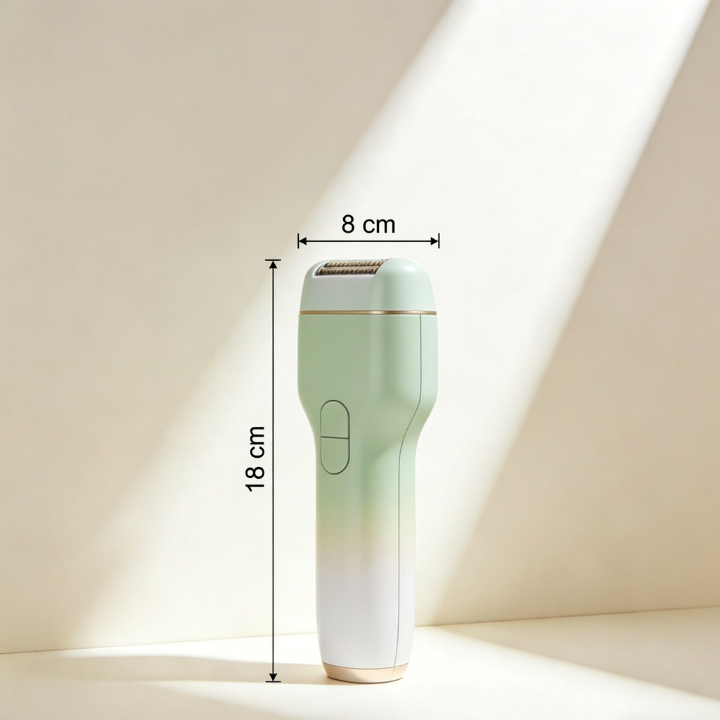 Depiladora portátil con diseño ergonómico y moderno