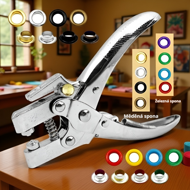 Kombinované kleště na děrování a instalaci průchodek