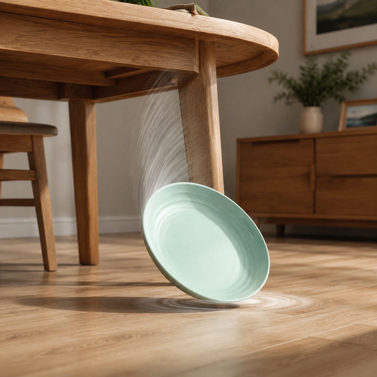 20cm nordischer Weizenstrohteller, Obstteller, Gemüseteller