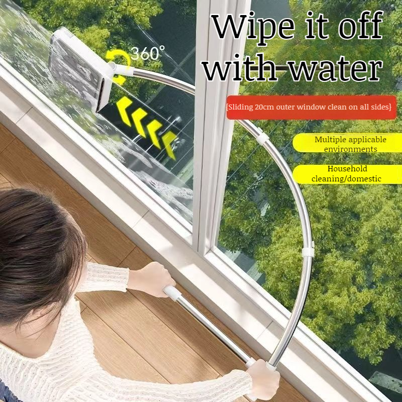 Double-Sided Window Wiper Cleaner