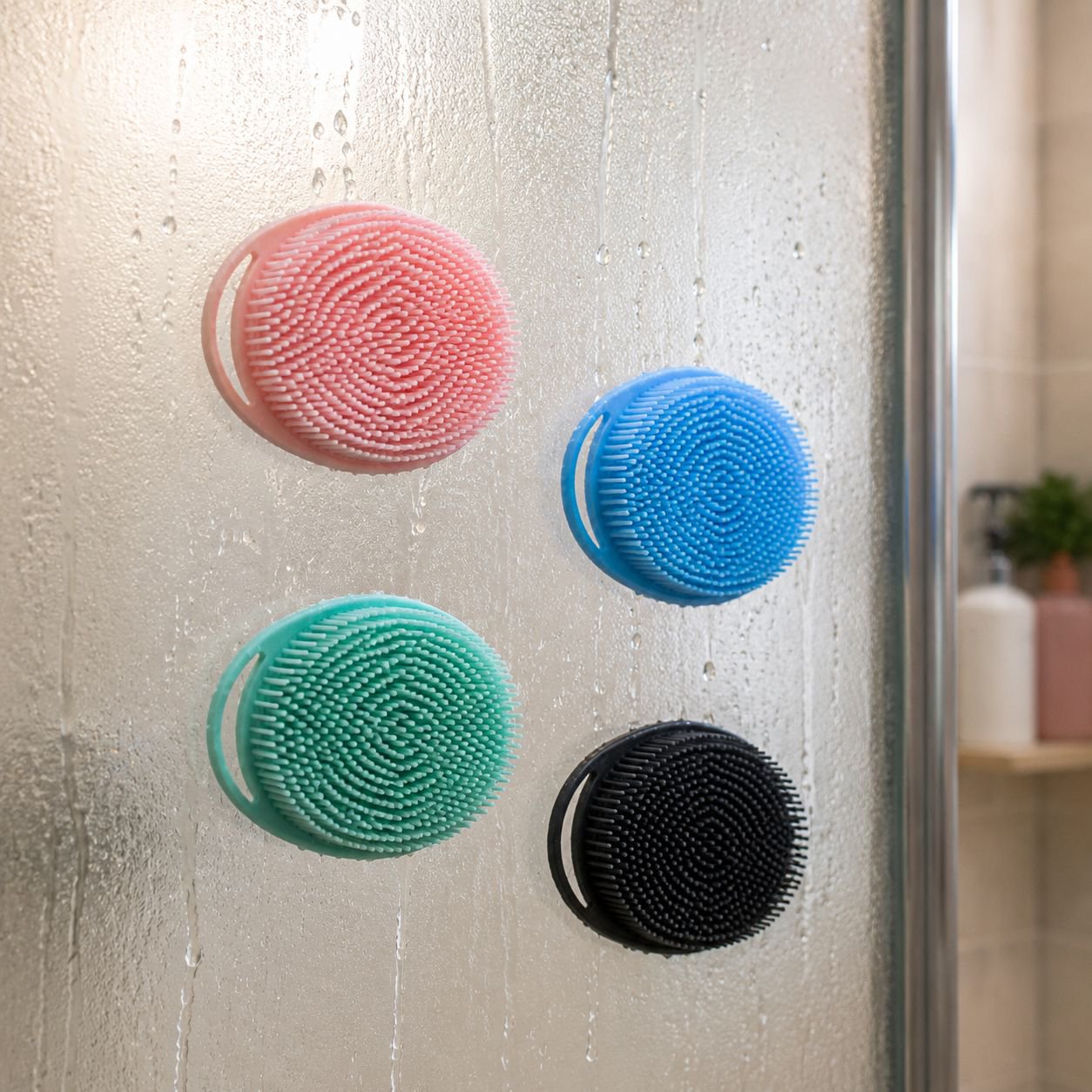 Soft Bristle Silicone Shampoo Brush for Babies and Adults