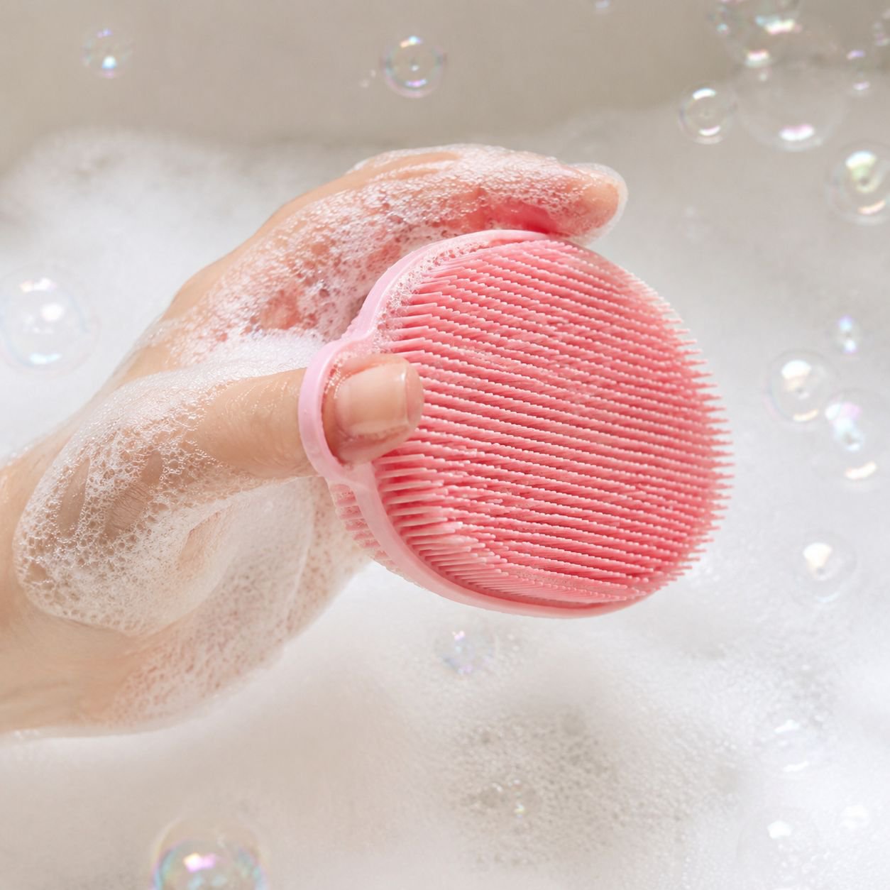 Durable Silicone Shampoo Brush for Daily Use