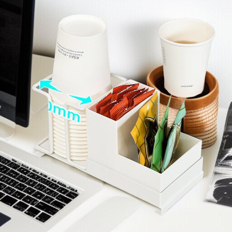 Einwegbecher Fach des Home Bar Organizers