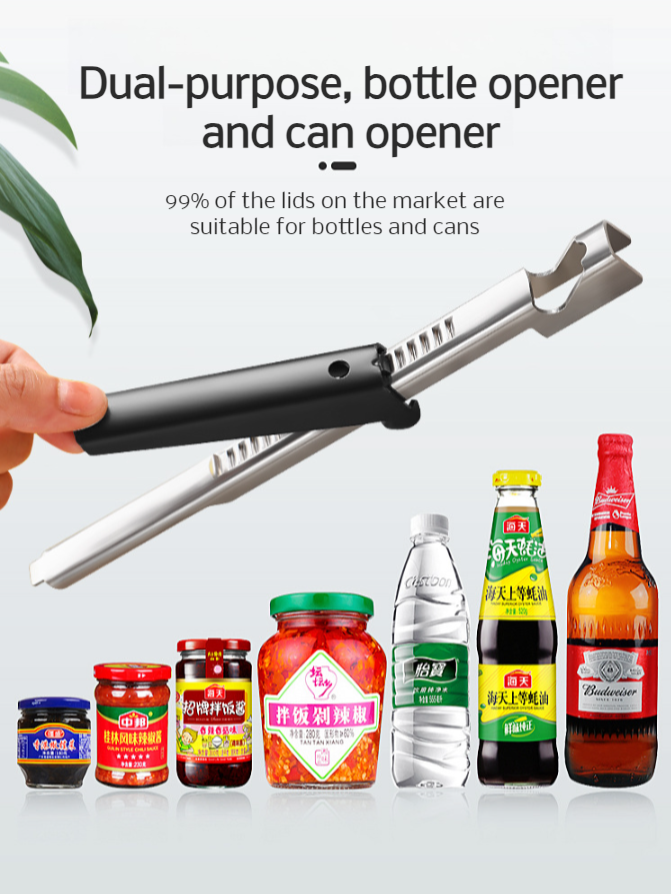 Stainless Steel Multi-Purpose Bottle Opener