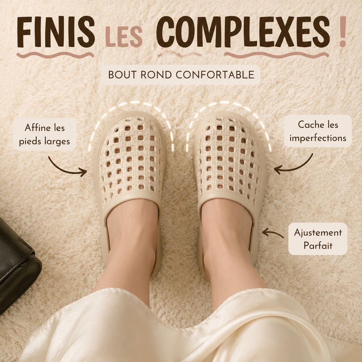 Sandales plateforme femme 7cm, design tissé en maille, EVA légère, respirantes et confortables