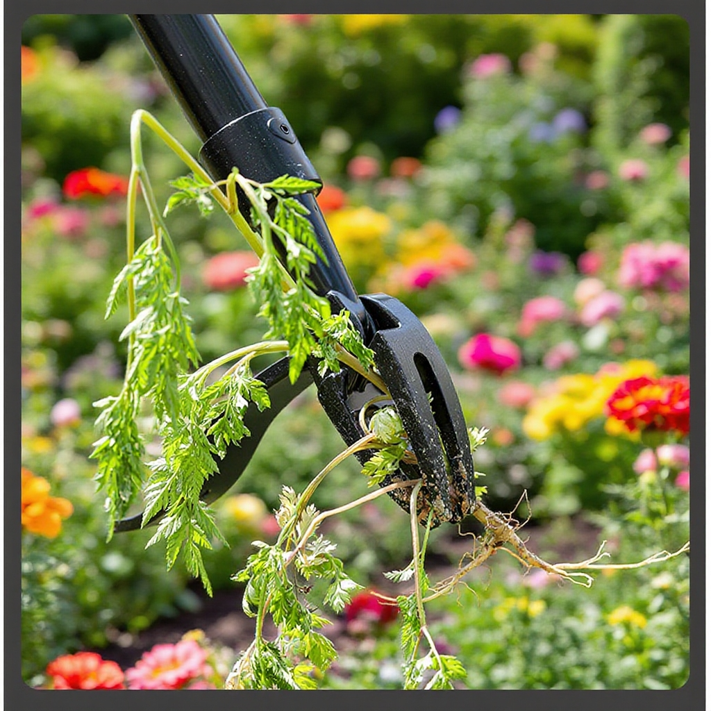 Stojací třífázový odstraňovač plevele bez ohýbání 