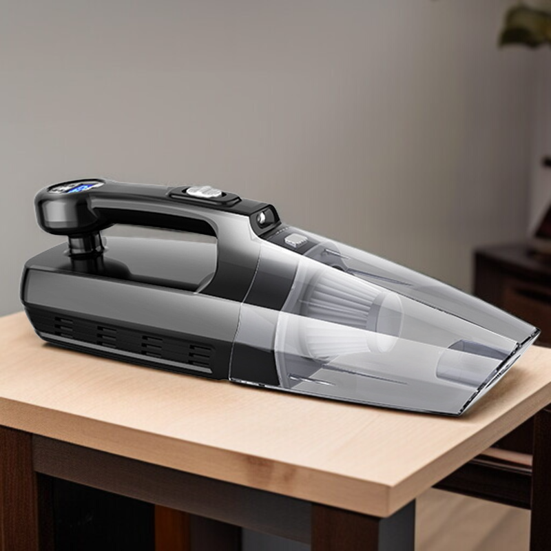 가정용 무선 청소기 사용 모습