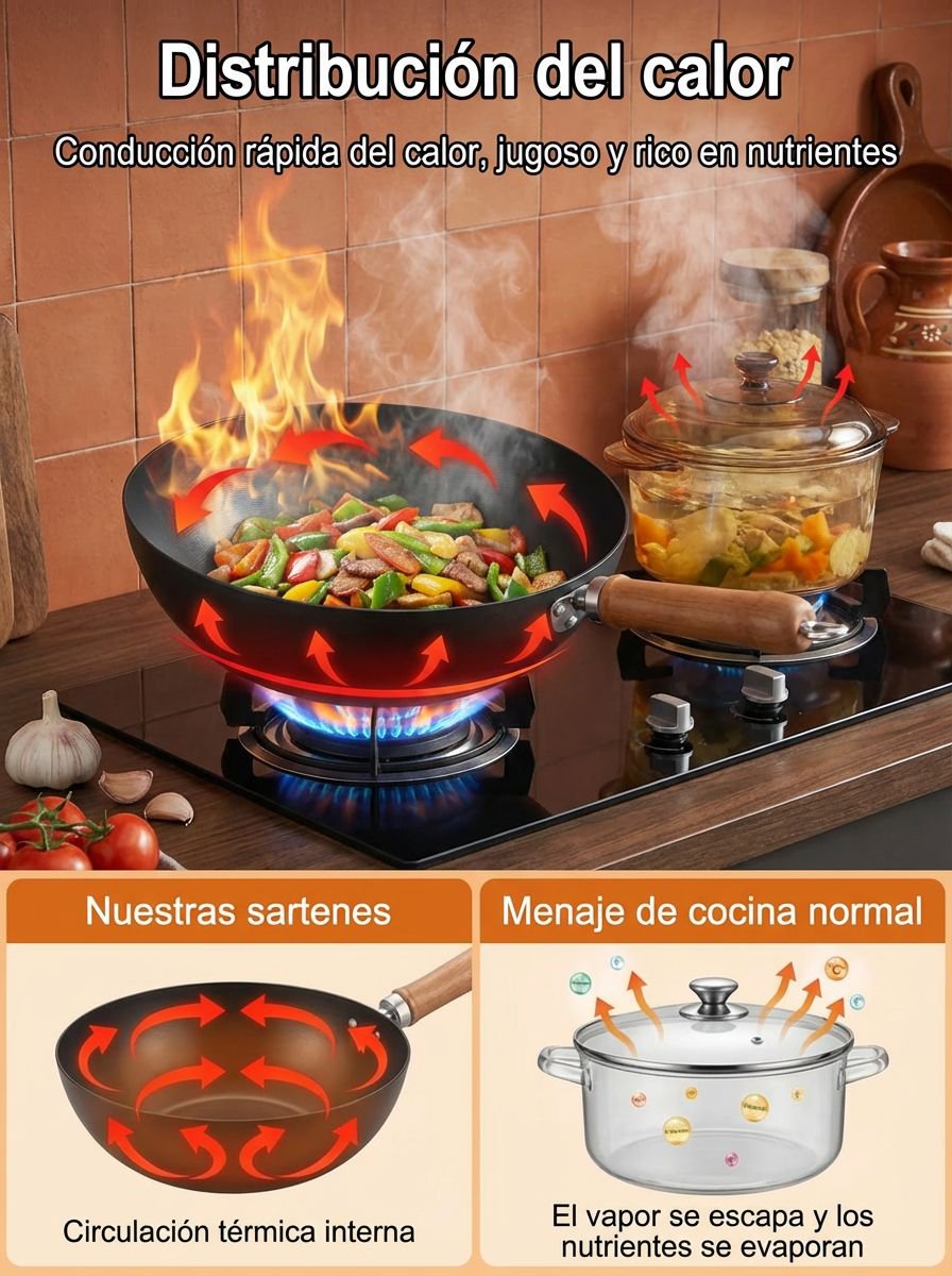 Arte de forja japonesa: Olla tradicional de hierro fundido para generaciones