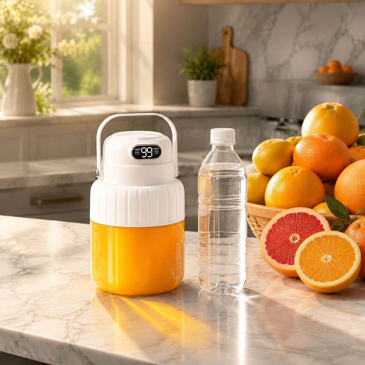 Easy to clean portable electric juicer