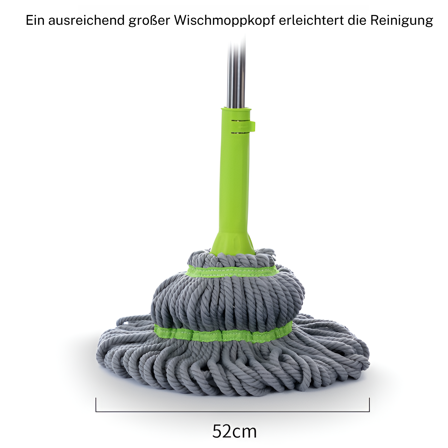 Mikrofaser-Schleudermopp mit Ersatzkopf