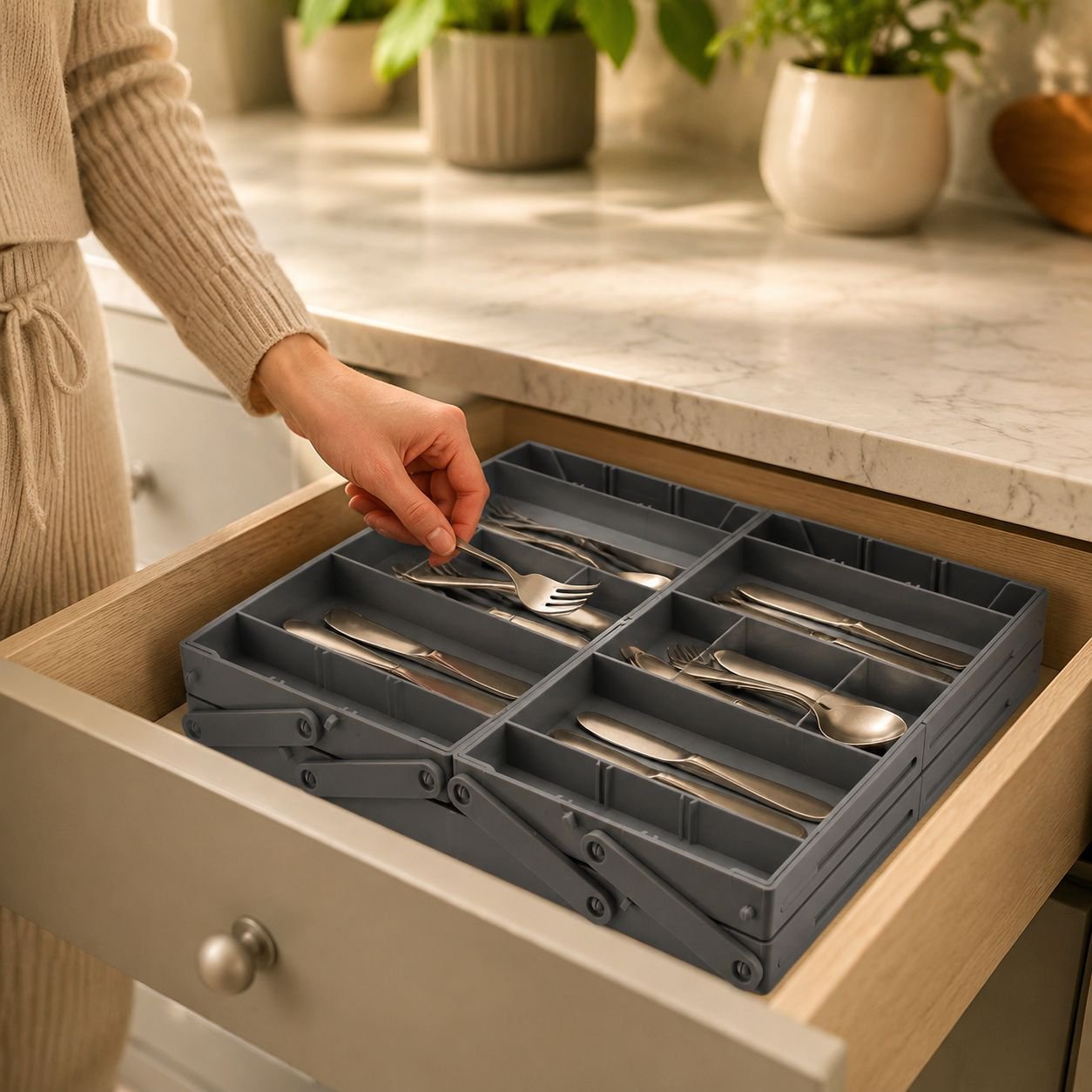 Jewelry Organizer Foldable Cosmetic Box