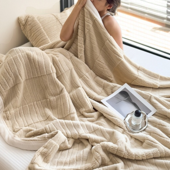 싱글 소파에 맞는 포근한 담요