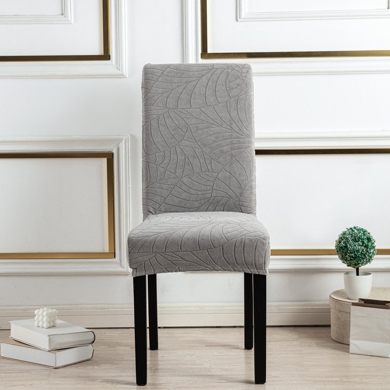 Large leaves Office chair cover Stool Protector Stretch Onepiece Jacquard Waterproof and durable Sof