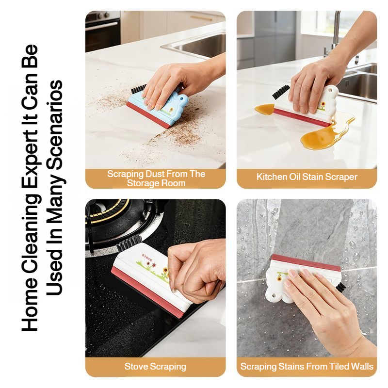 2-in-1 Bathroom Cleaning Squeegee