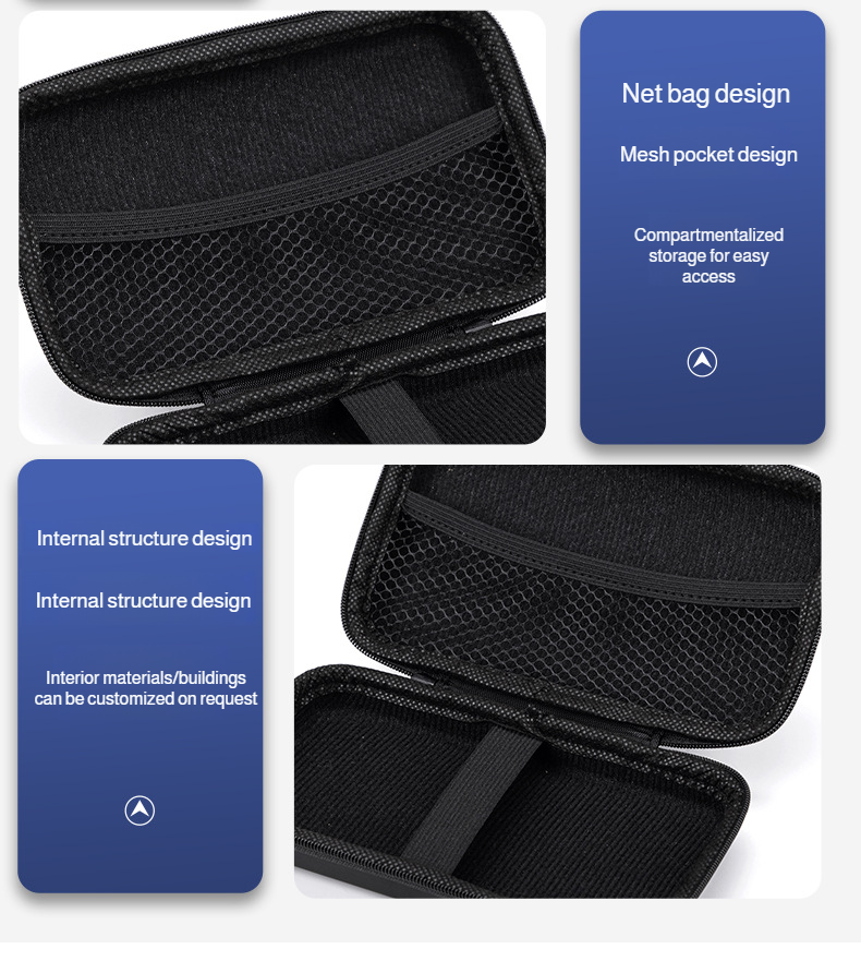 Travel power bank case with wireless headset compartment