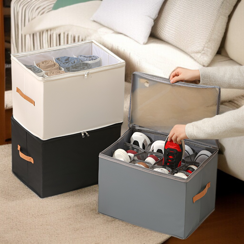 뚜껑 달린 비주얼 신발 케이스 전체 이미지