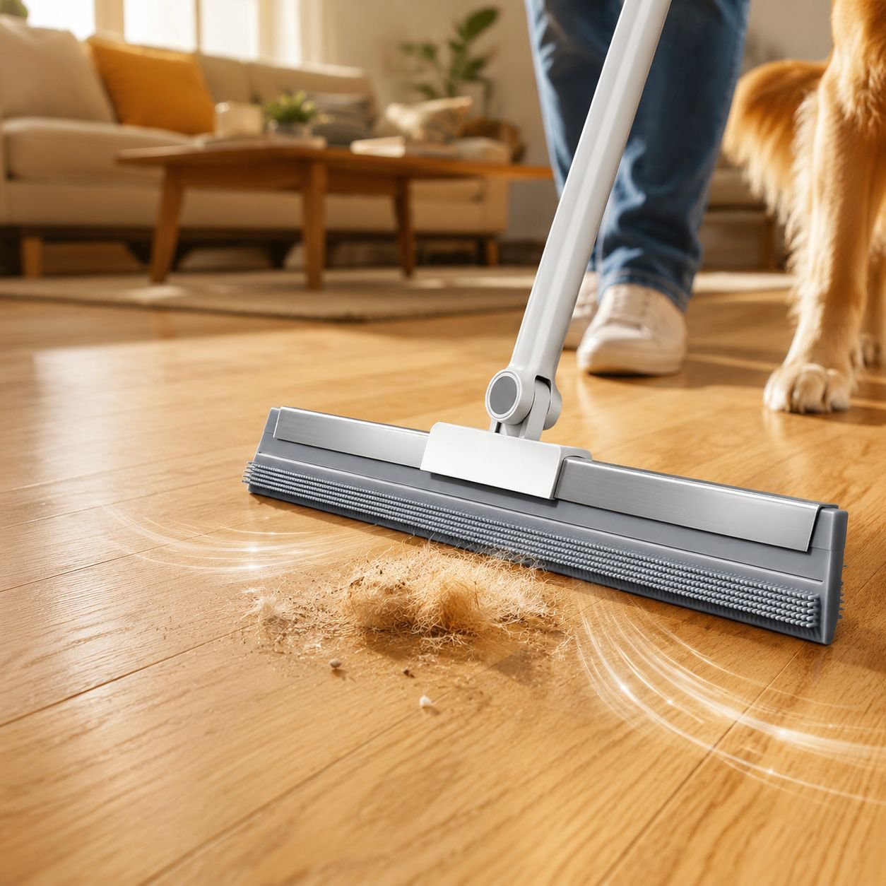 Magic Broom and Mop 2-in-1 Floor Scraper