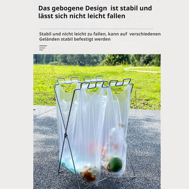 Faltbarer Outdoor-Müllsackständer