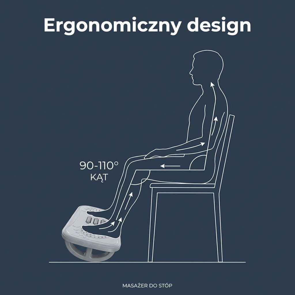 Podnóżek biurowy antypoślizgowy