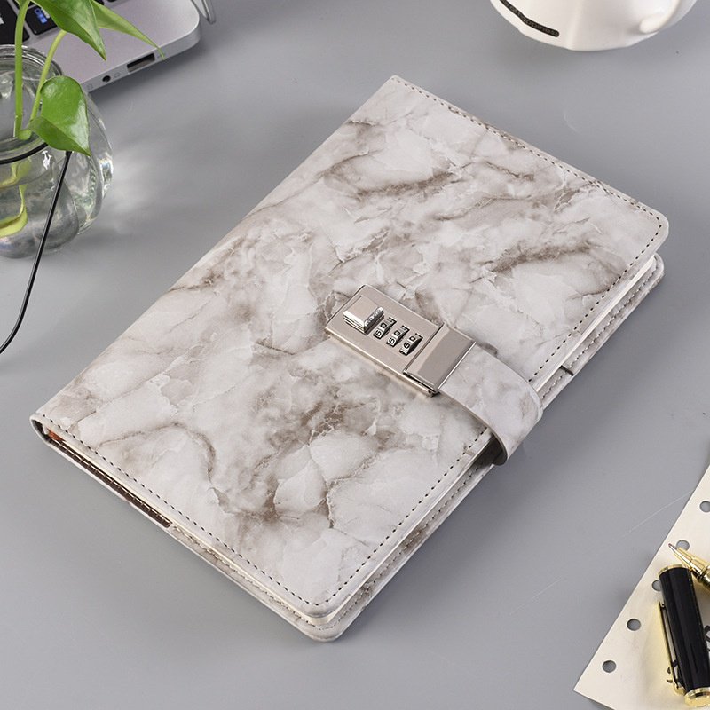 Marble Pattern Encrypted Diary